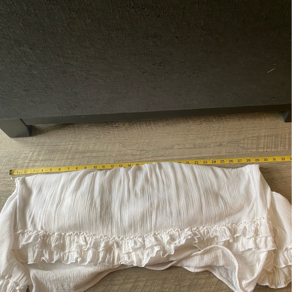 Denim & Supply Ralph Lauren Boho Top women’s size large peasant milkmaid - Picture 10 of 11